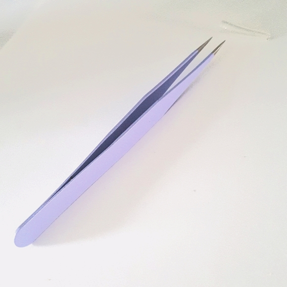 🆕 NEW 2/15$ 1 pc Standard Tweezers with Protector Cap (Lilac) - Picture 2 of 13